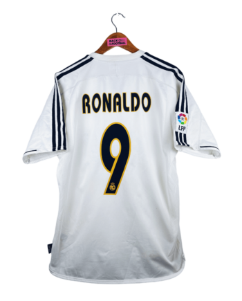 maillot vintage domicile Real Madrid 2003/2004 floqué Ronaldo #9