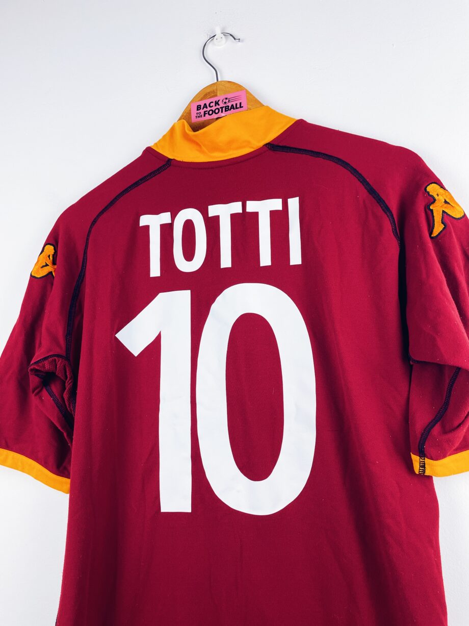 maillot vintage domicile AS Roma 2002/2003 floqué Totti #10