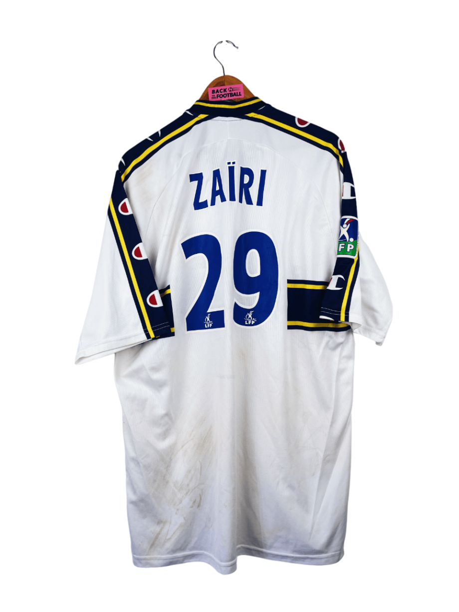 maillot vintage extérieur de Sochaux 2003/2004 porté (match worn) par Zaïri #29