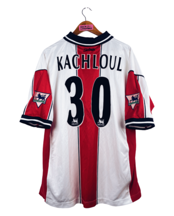 maillot vintage domicile de Southampton 1999/2001 porté (match worn) par Kachloul #30