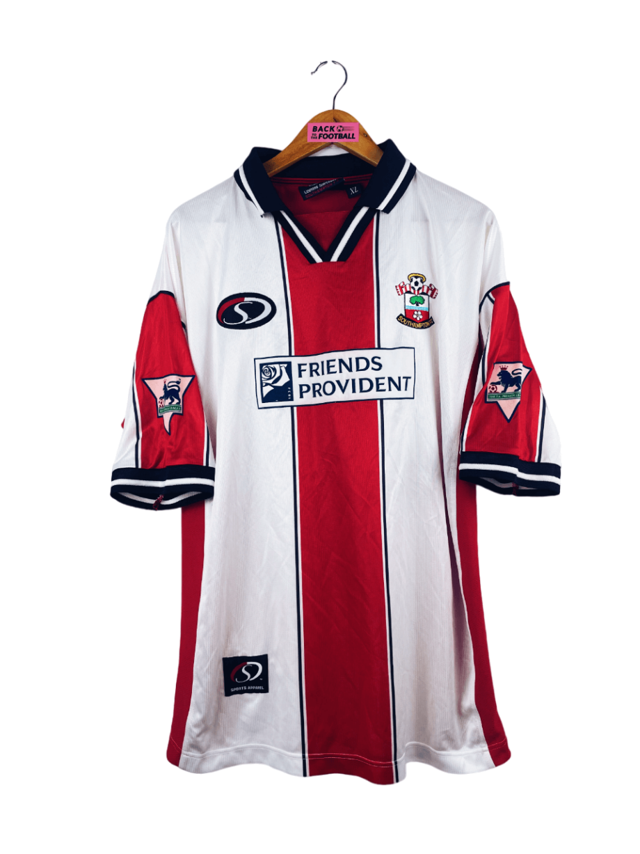 maillot vintage domicile de Southampton 1999/2001 porté (match worn) par Kachloul #30