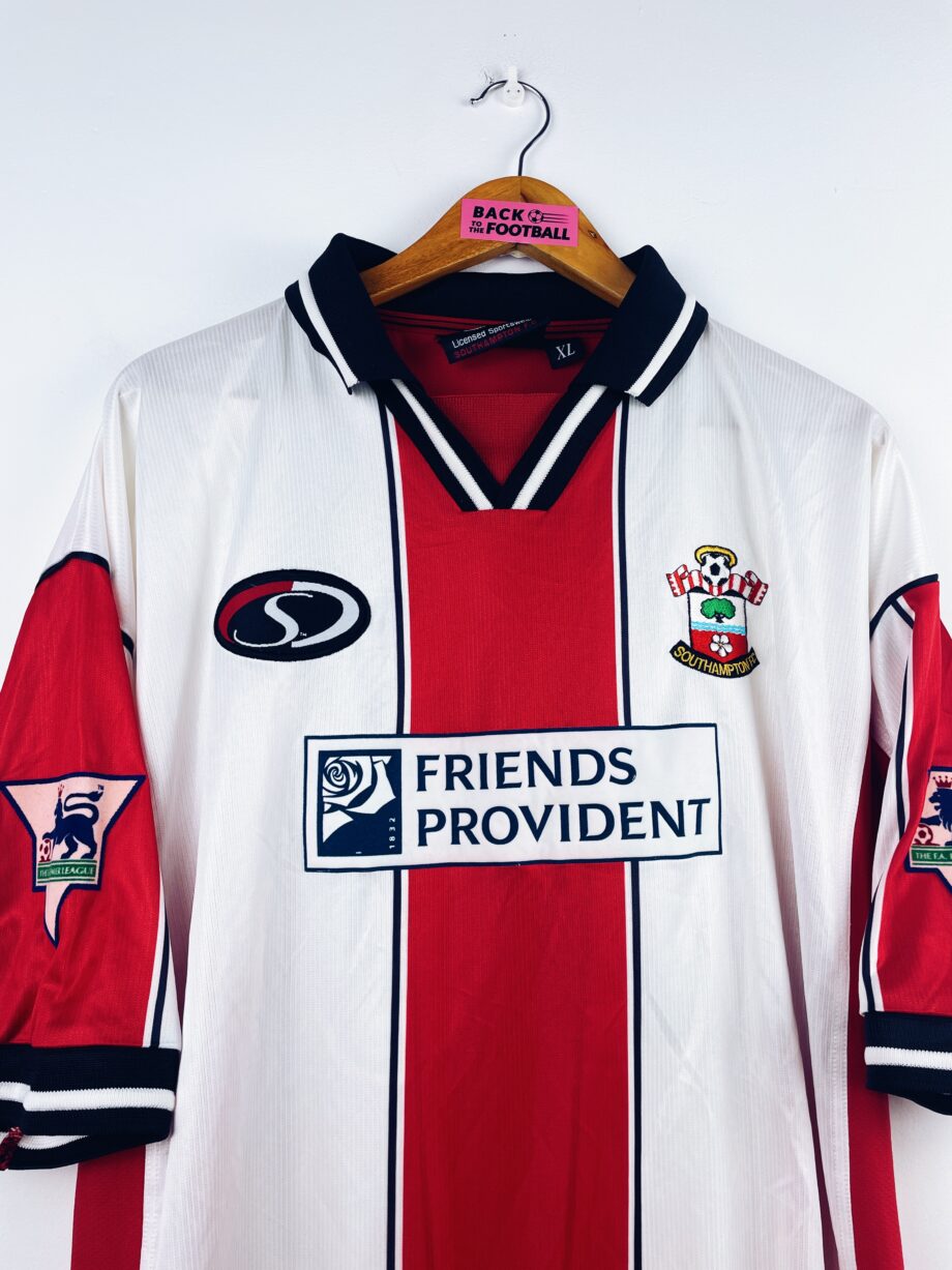 maillot vintage domicile de Southampton 1999/2001 porté (match worn) par Kachloul #30