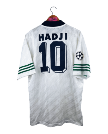 maillot vintage extérieur du Sporting Lisbonne 1997/1998 préparé (match issue) pour Hadji #10