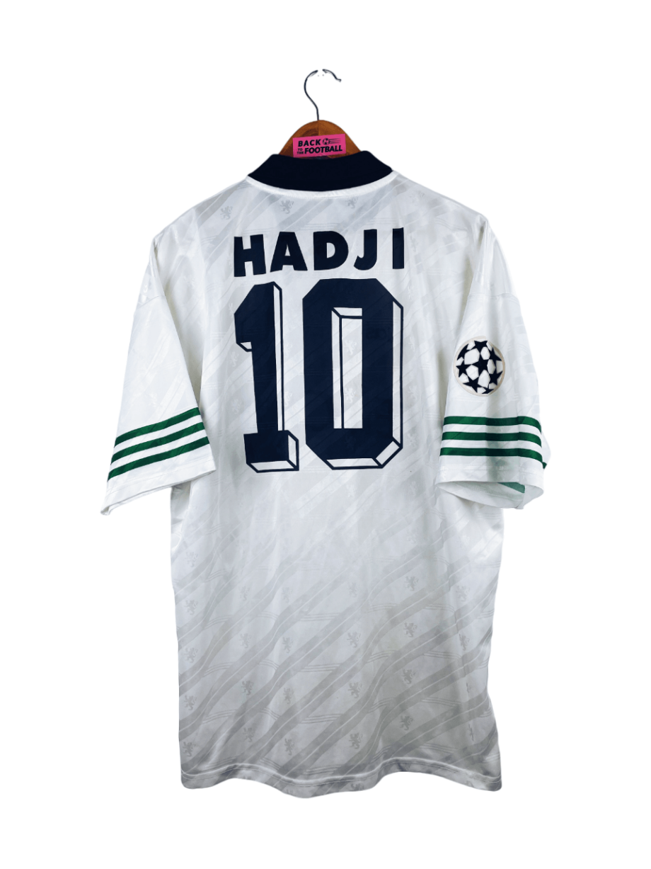 maillot vintage extérieur du Sporting Lisbonne 1997/1998 préparé (match issue) pour Hadji #10