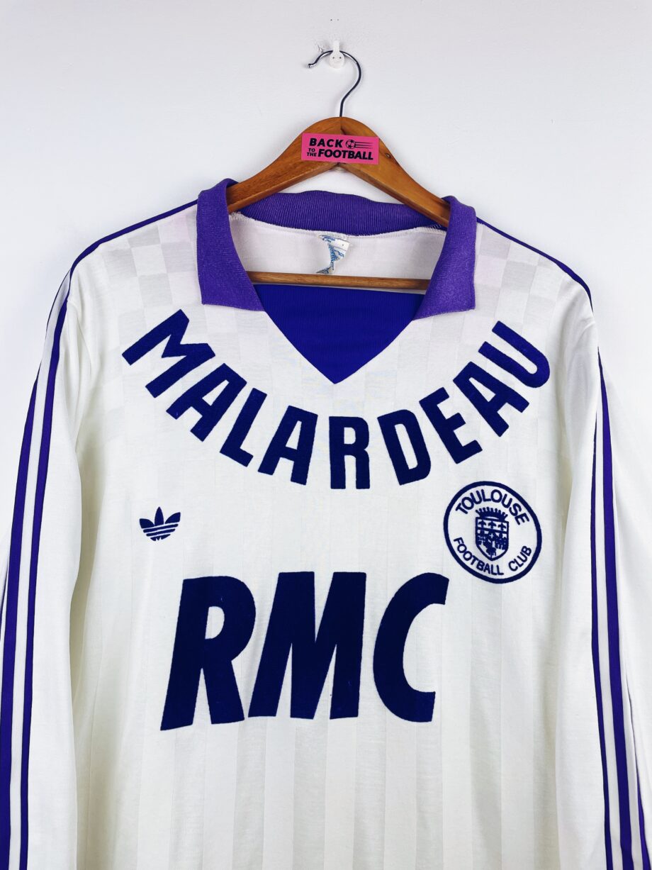 maillot vintage domicile TFC Toulouse 1986/1988 manches longues