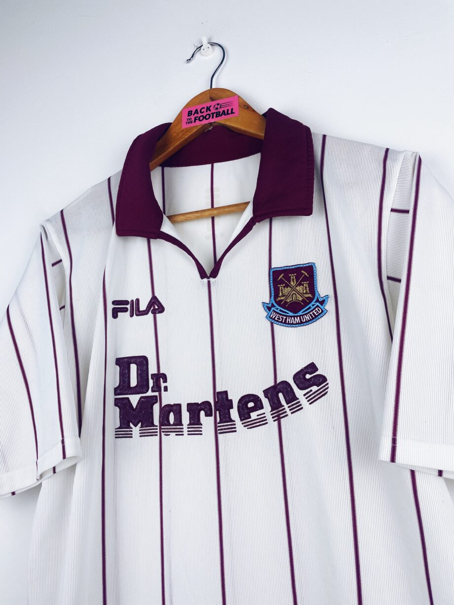 maillot vintage extérieur de West Ham 2002/2003