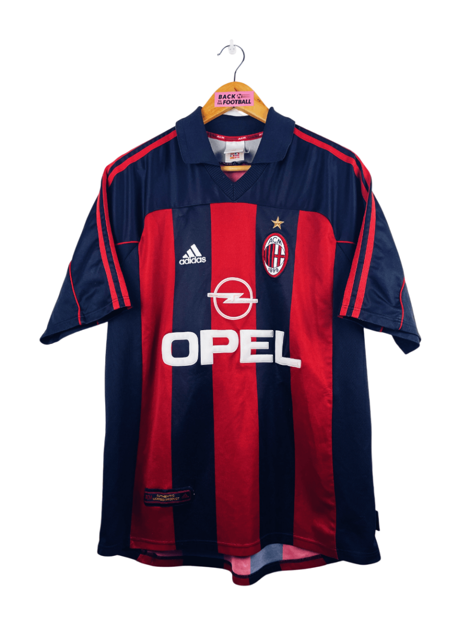 maillot vintage domicile AC Milan 2000/2002