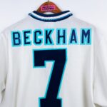Maillot Angleterre Umbro 1997-1999 David Beckham #7 - Taille M, Occasion