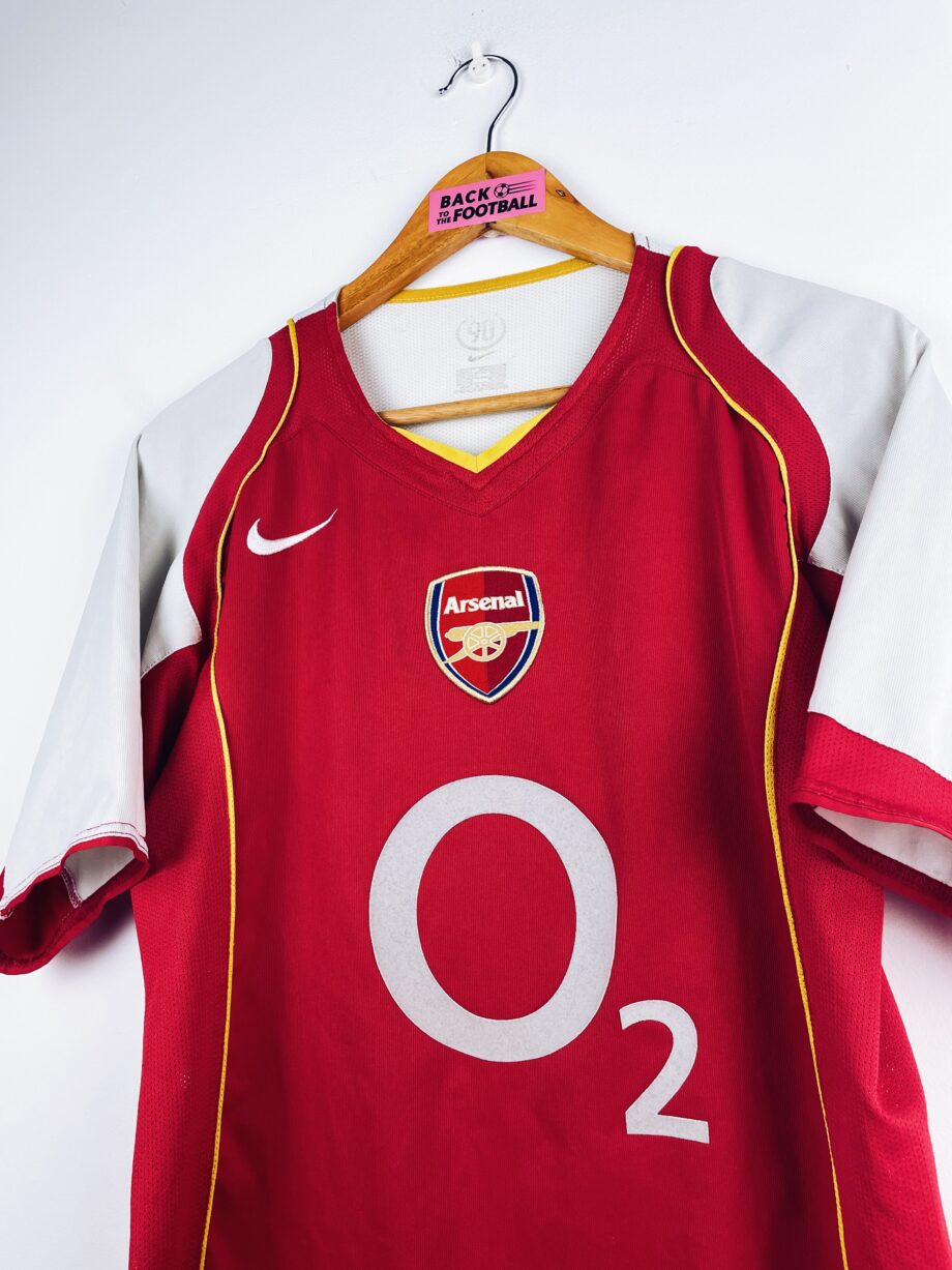 maillot vintage domicile Arsenal 2004/2005