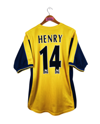 maillot vintage extérieur Arsenal 1999/2000 floqué Henry #14