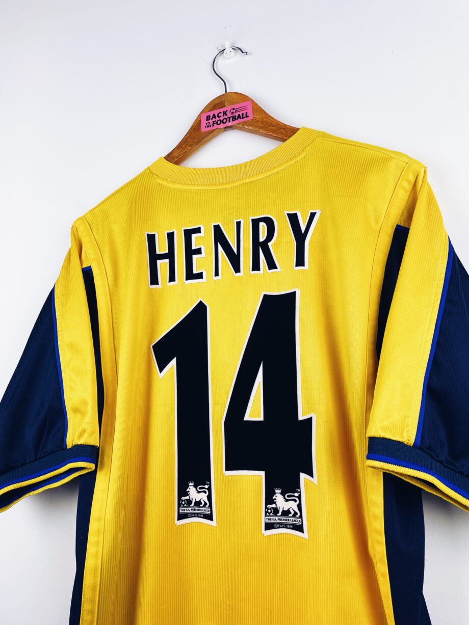 maillot vintage extérieur Arsenal 1999/2000 floqué Henry #14