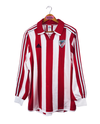 maillot vintage domicile Athletic Bilbao 1999/2001 manches longues stock pro (player issue)