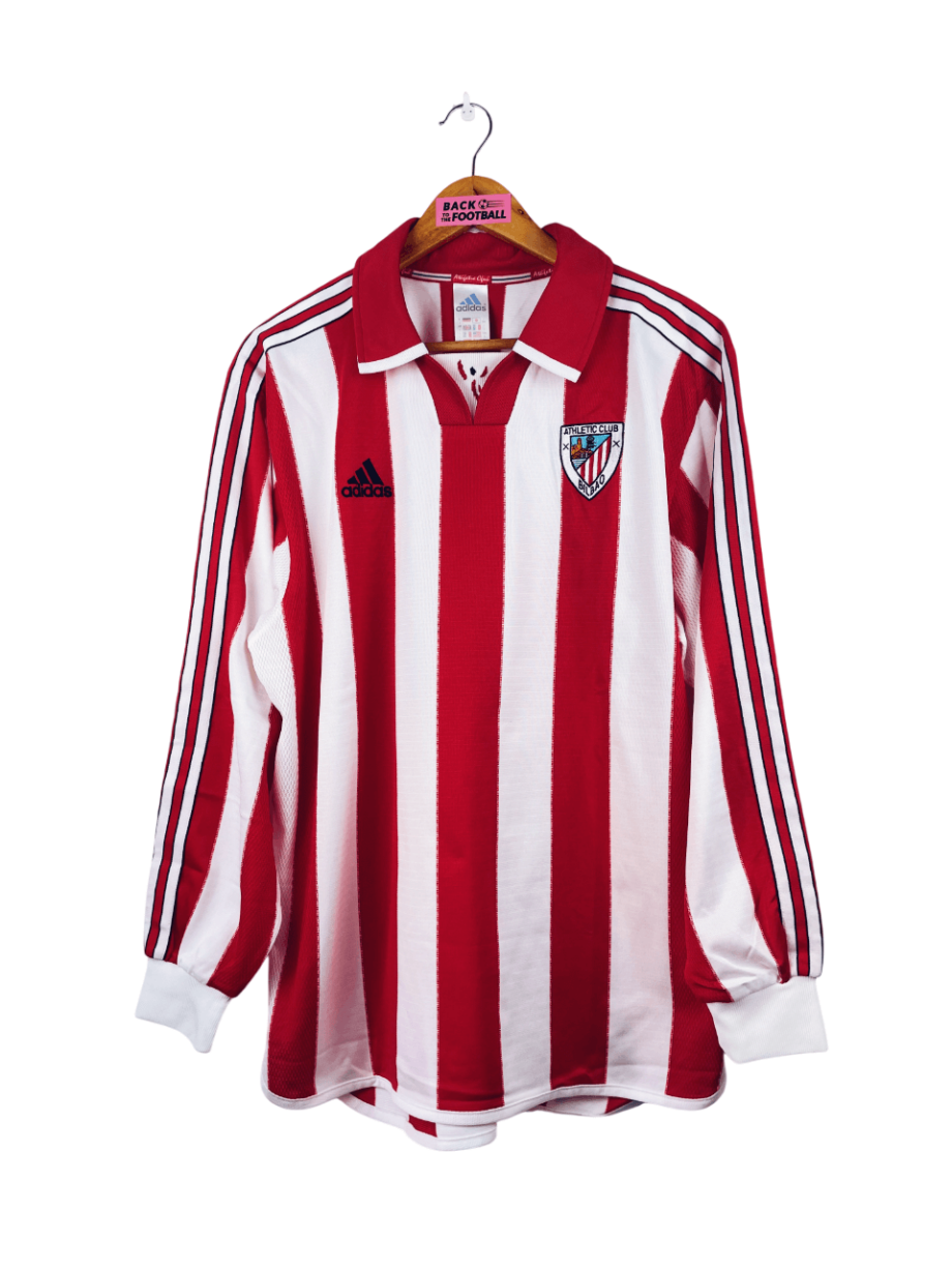 maillot vintage domicile Athletic Bilbao 1999/2001 manches longues stock pro (player issue)