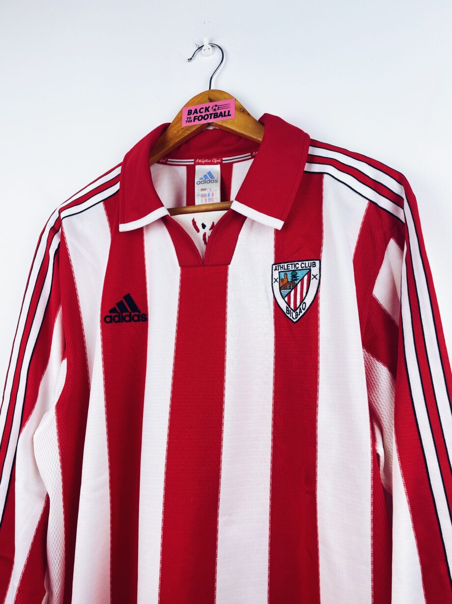 maillot vintage domicile Athletic Bilbao 1999/2001 manches longues stock pro (player issue)