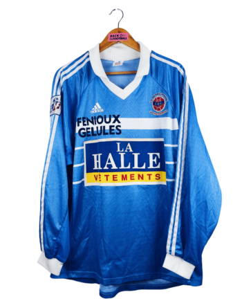 maillot vintage third Berrichonne Châteauroux 1998/1999 porté (match worn) par le numéro 2