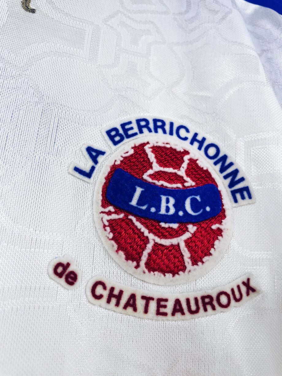 maillot vintage extérieur Berrichonne Châteauroux 2000/2001 manches longues préparé (match issue) pour le numéro 13