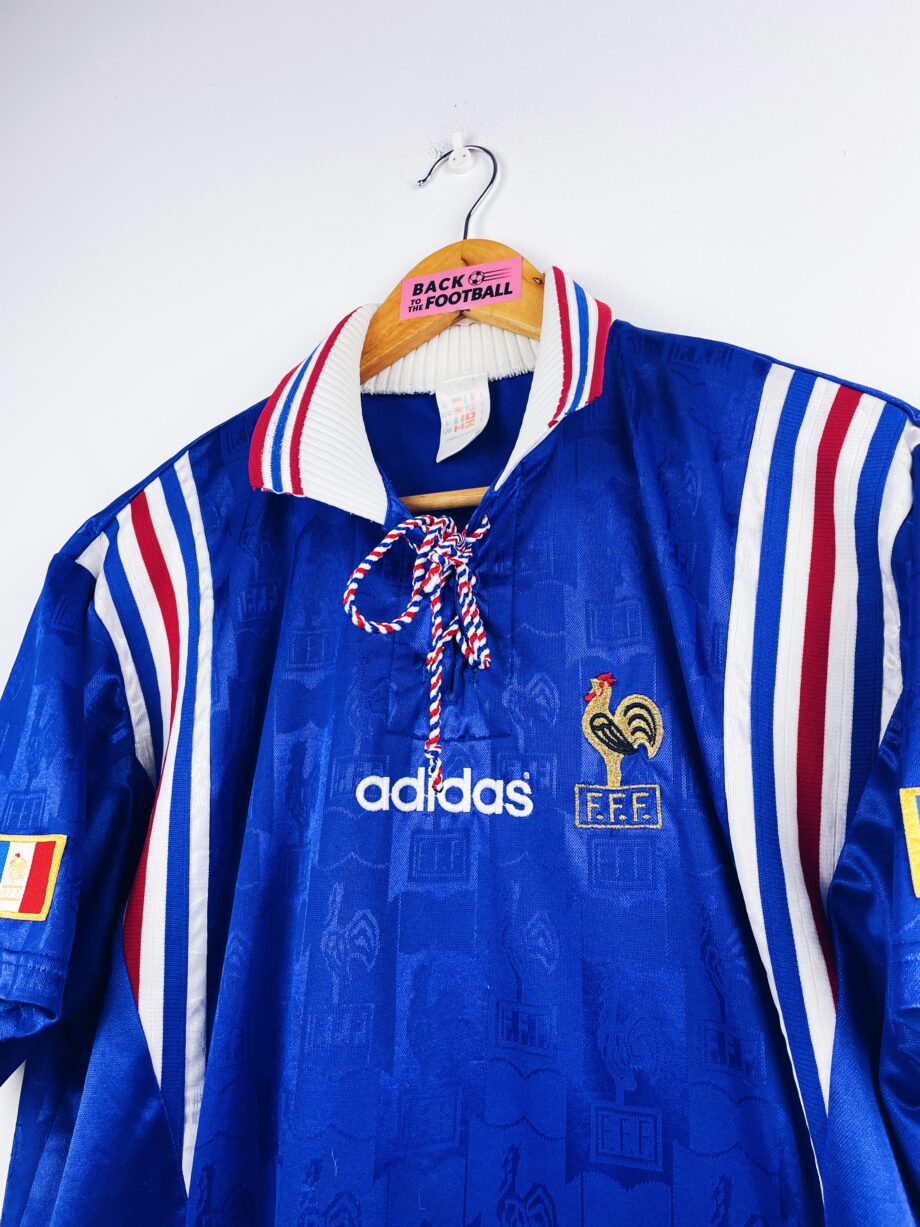 maillot vintage domicile équipe de France 1996