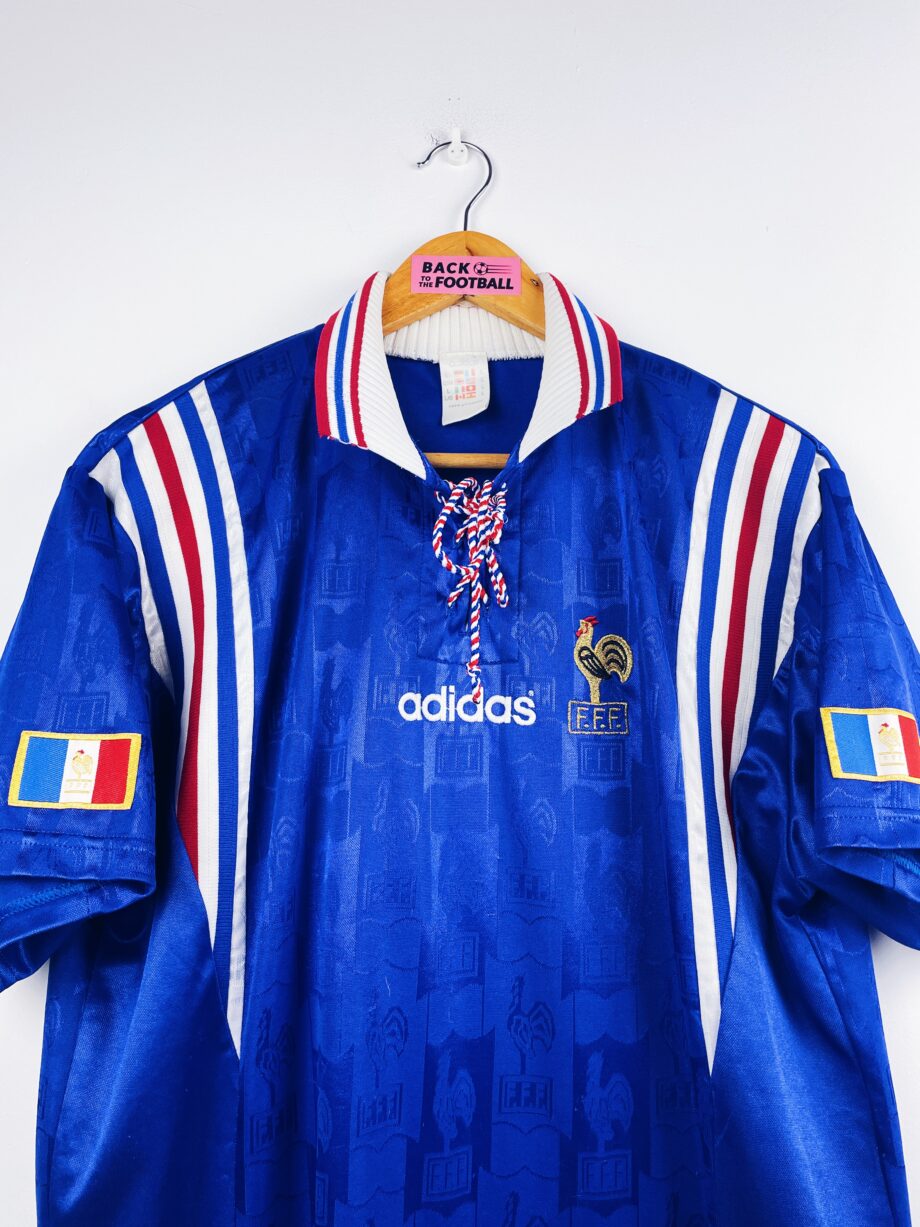 maillot vintage domicile équipe de France 1996