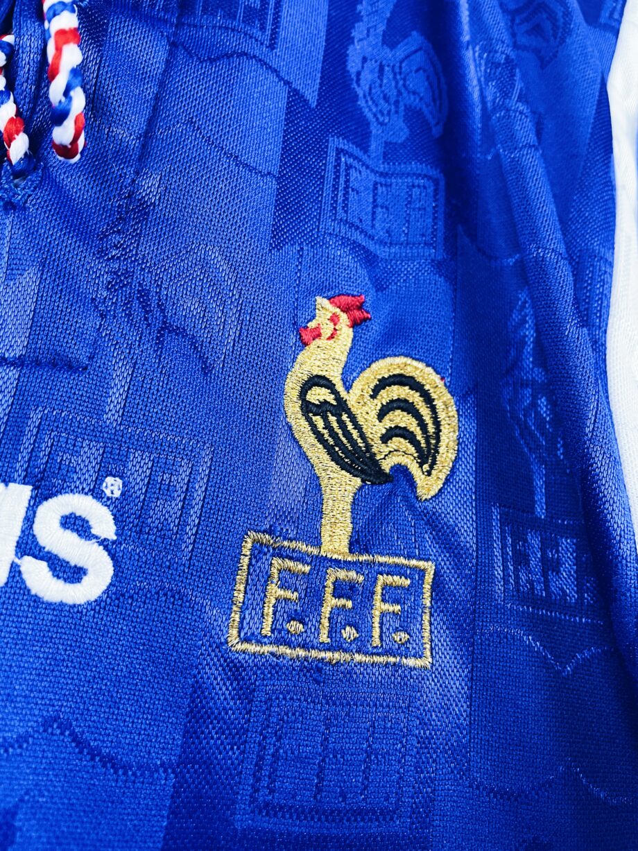 maillot vintage domicile équipe de France 1996