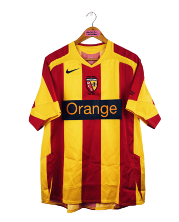 maillot vintage domicile RC Lens 2005/2006 centenaire