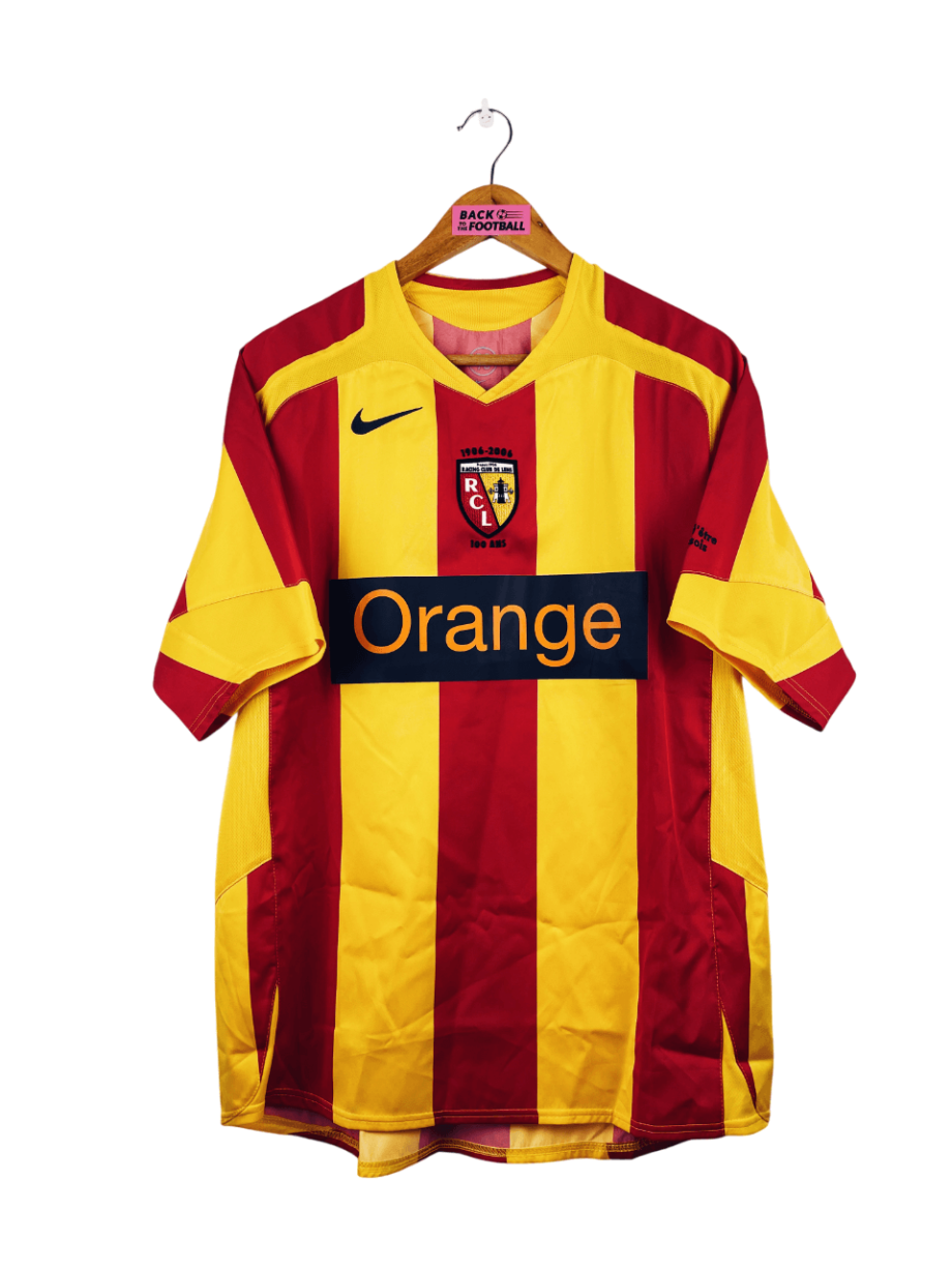 maillot vintage domicile RC Lens 2005/2006 centenaire