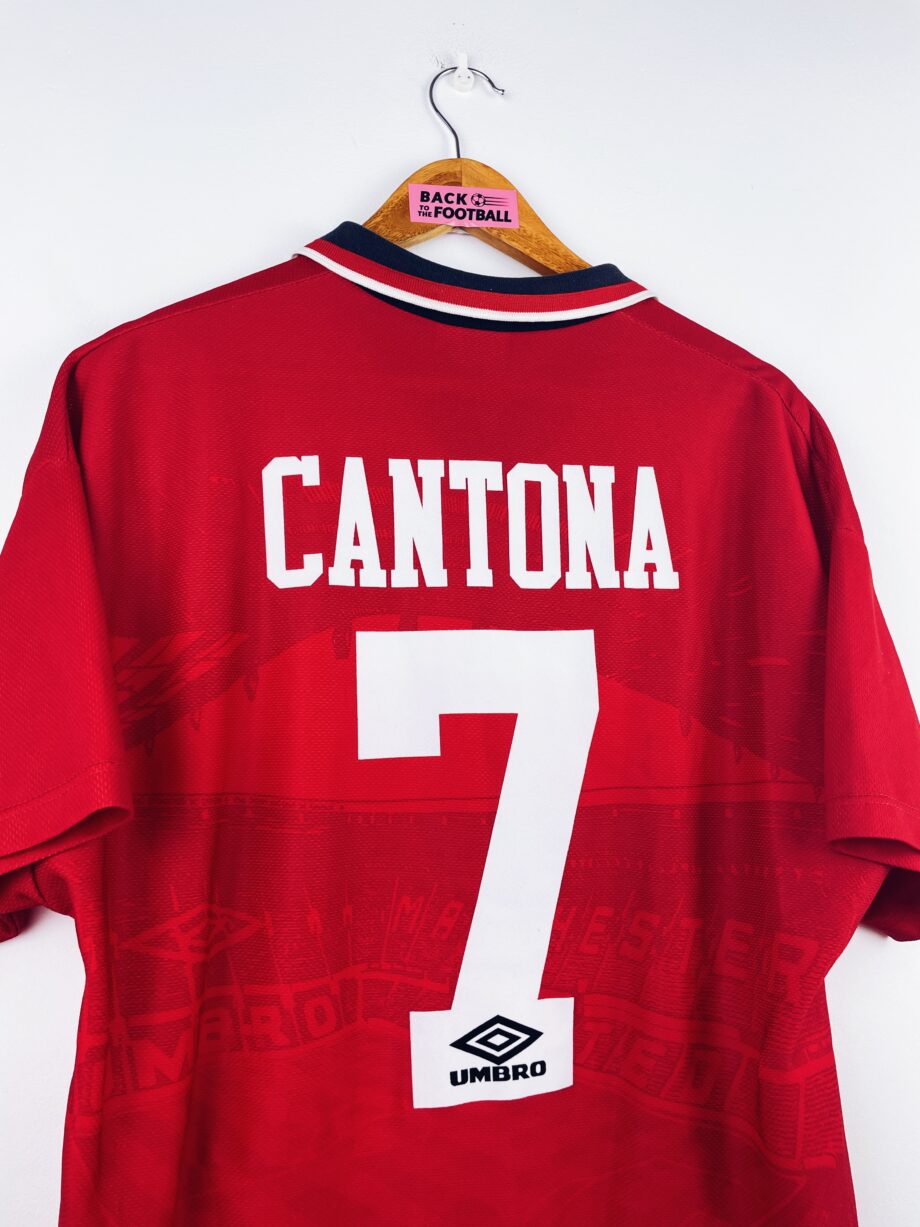 maillot vintage domicile Manchester United 1994/1996 floqué Cantona #7