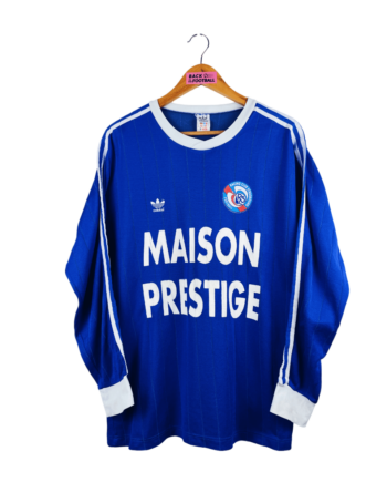 maillot vintage domicile RC Strasbourg 1991/1992 manches longues issu du stock pro (player issue)