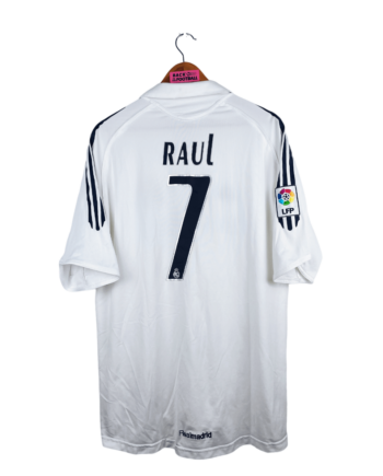 maillot vintage domicile Real Madrid 2005/2006 floqué Raul #7