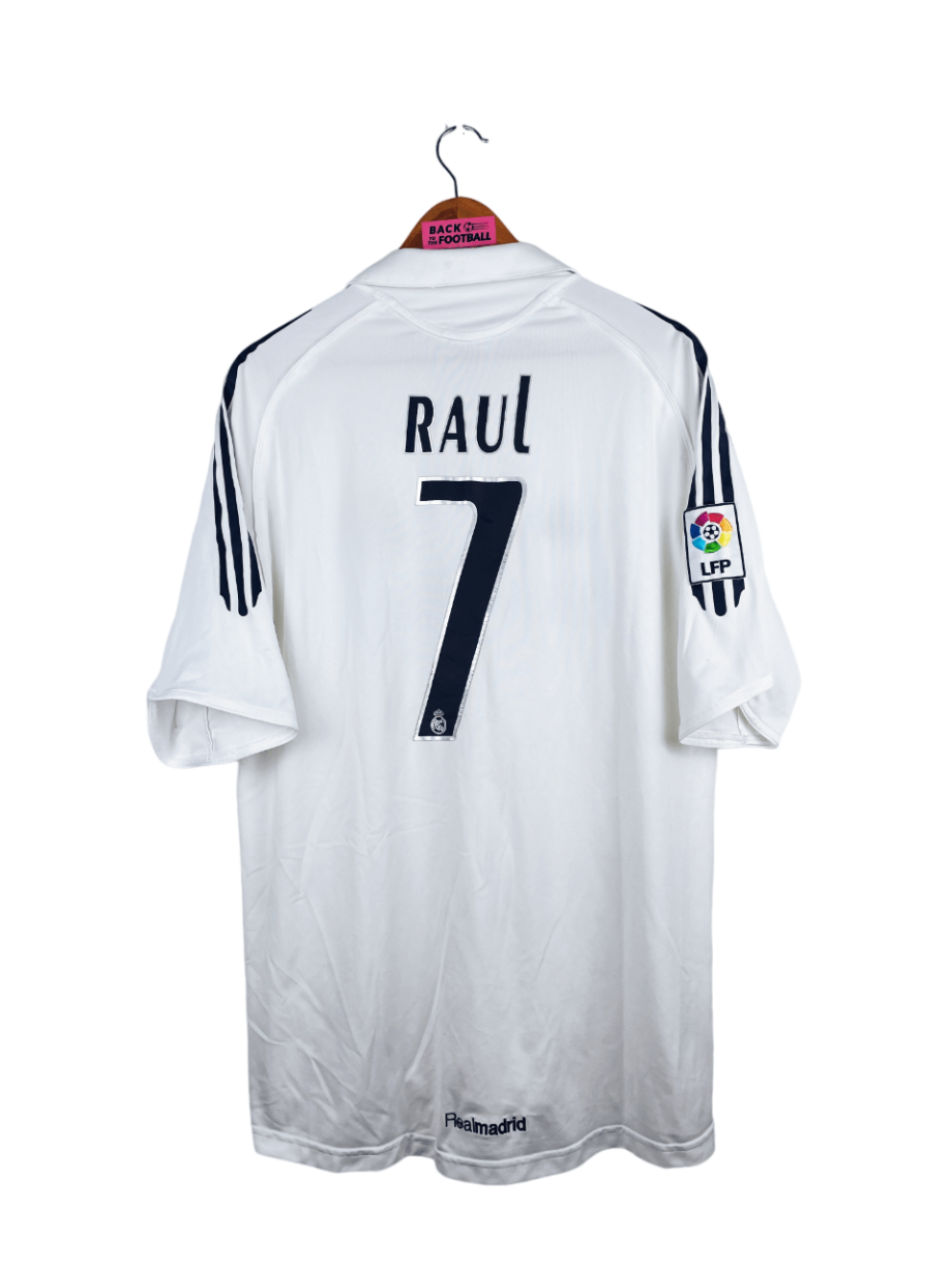 maillot vintage domicile Real Madrid 2005/2006 floqué Raul #7