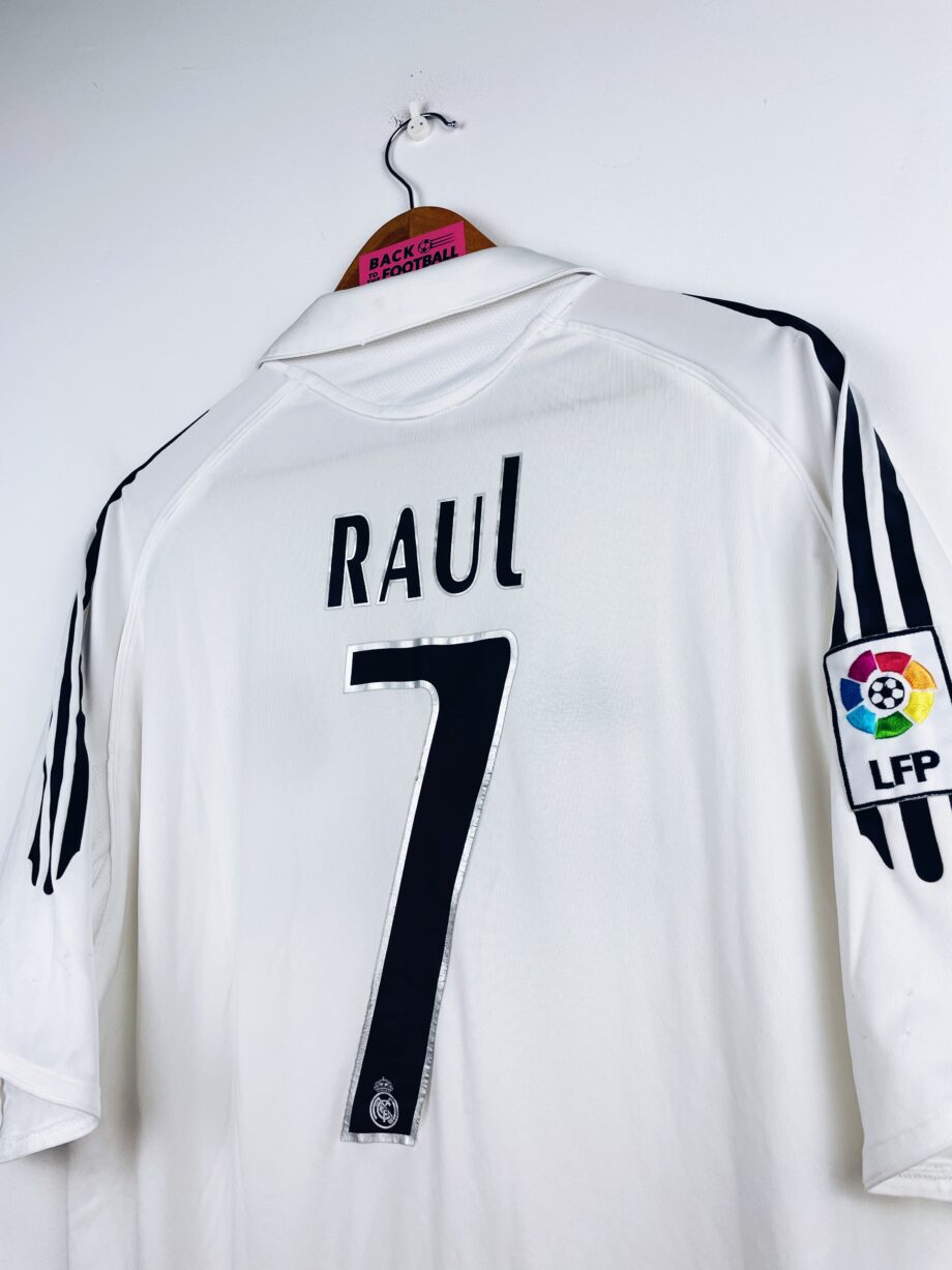 maillot vintage domicile Real Madrid 2005/2006 floqué Raul #7