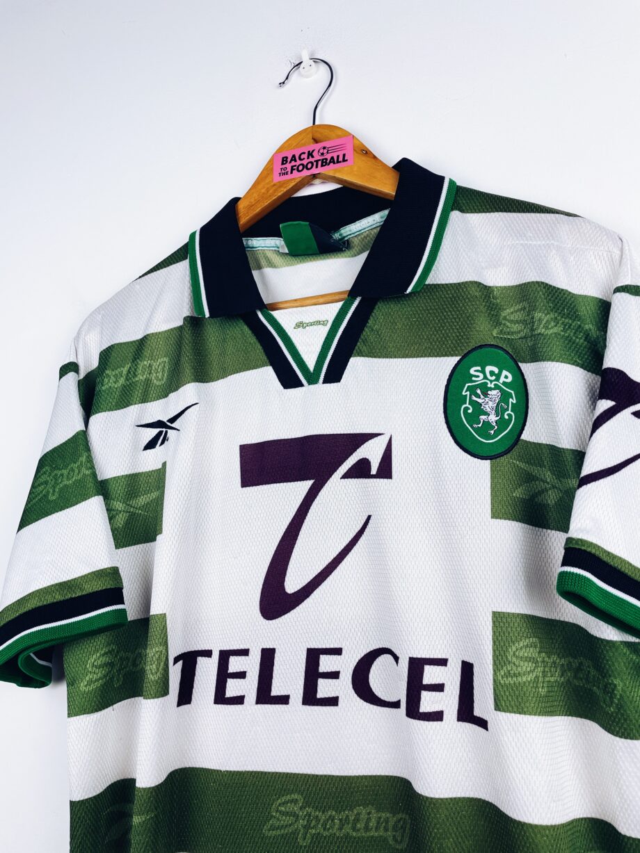 maillot vintage domicile Sporting Lisbonne 1998/1999