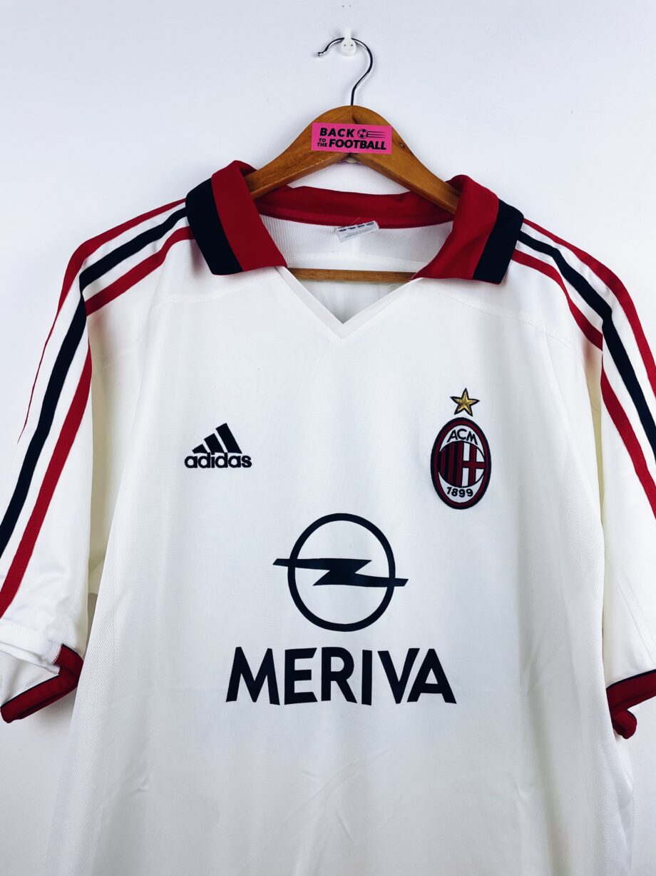 maillot vintage extérieur AC Milan 2003/2004 floqué Kaká #22