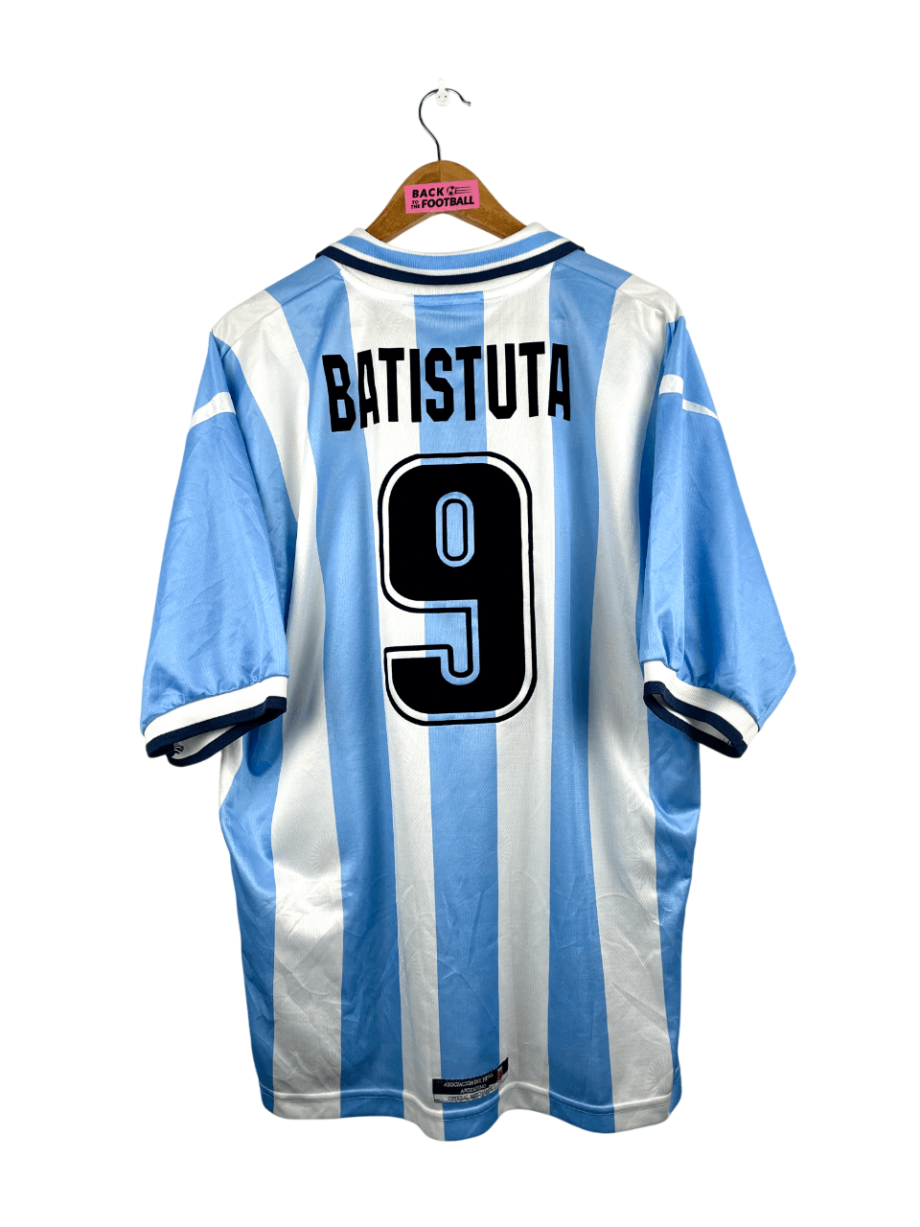 maillot vintage domicile Argentine 1999/2000 floqué Batistuta #9