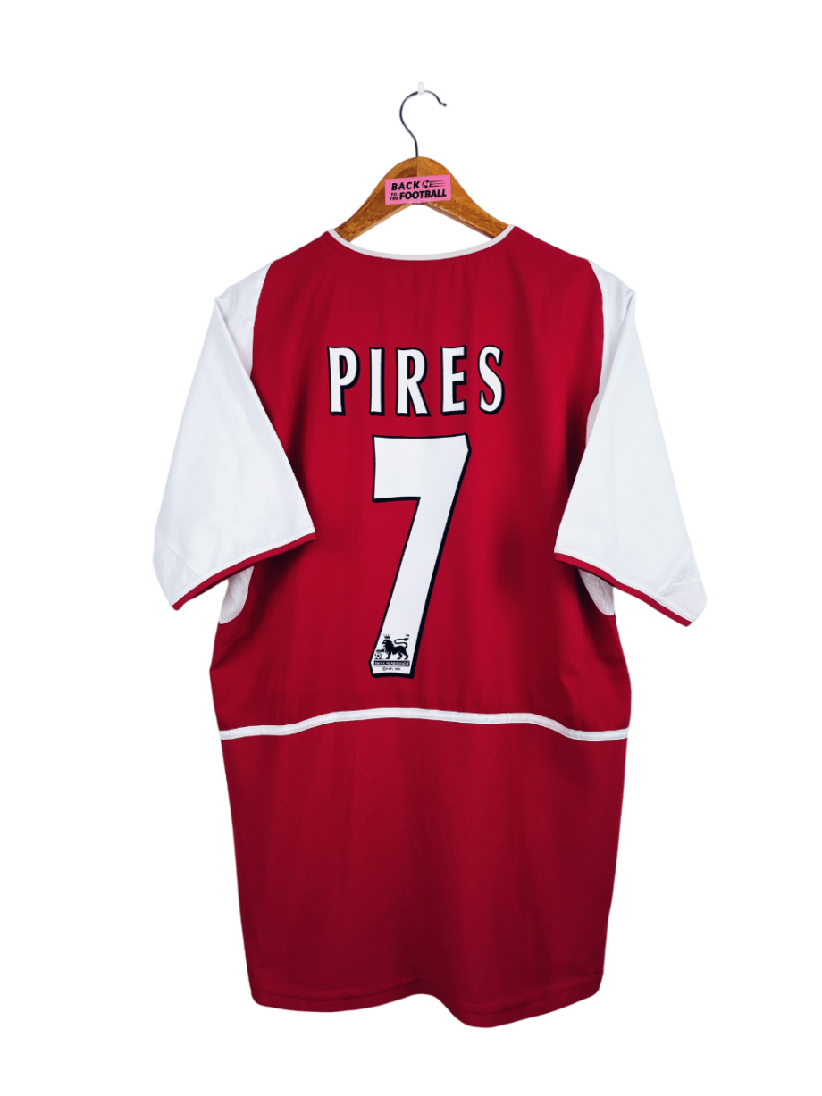 maillot vintage domicile Arsenal 2002/2004 floqué Pires #7