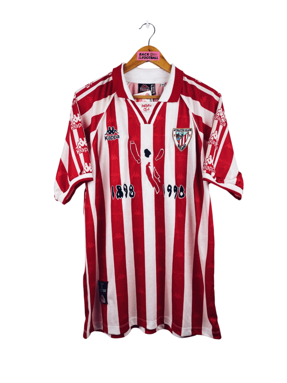 maillot vintage domicile Athletic Bilbao 1997/1998 centenaire BNWT