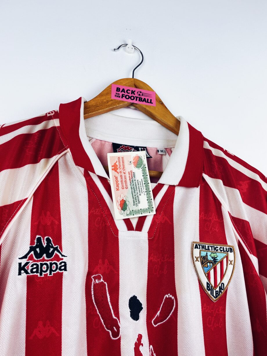 maillot vintage domicile Athletic Bilbao 1997/1998 centenaire BNWT