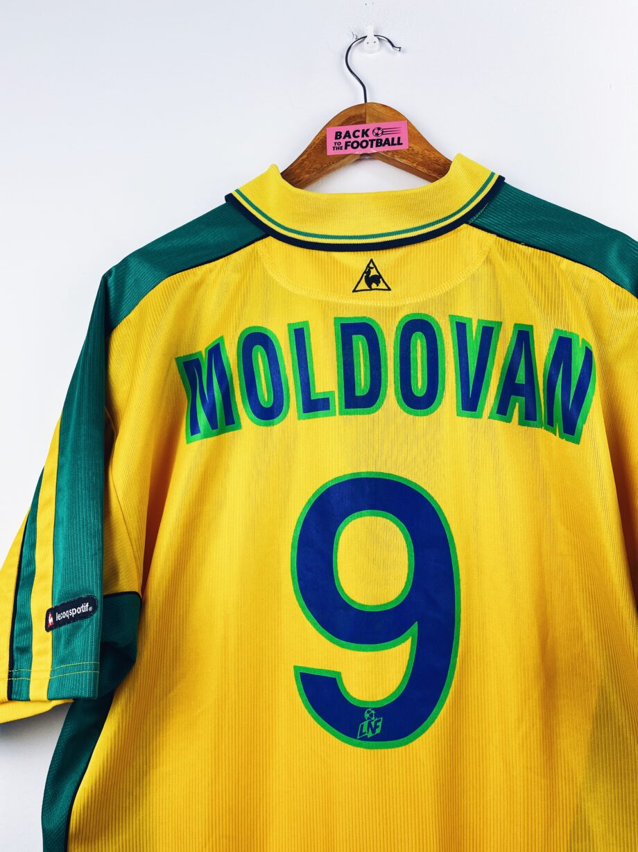 maillot vintage domicile FC Nantes 2000/2001 floqué Moldovan #9