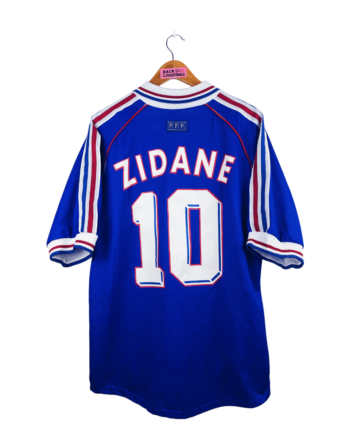 maillot vintage domicile équipe de France 1998 floqué Zidane #10