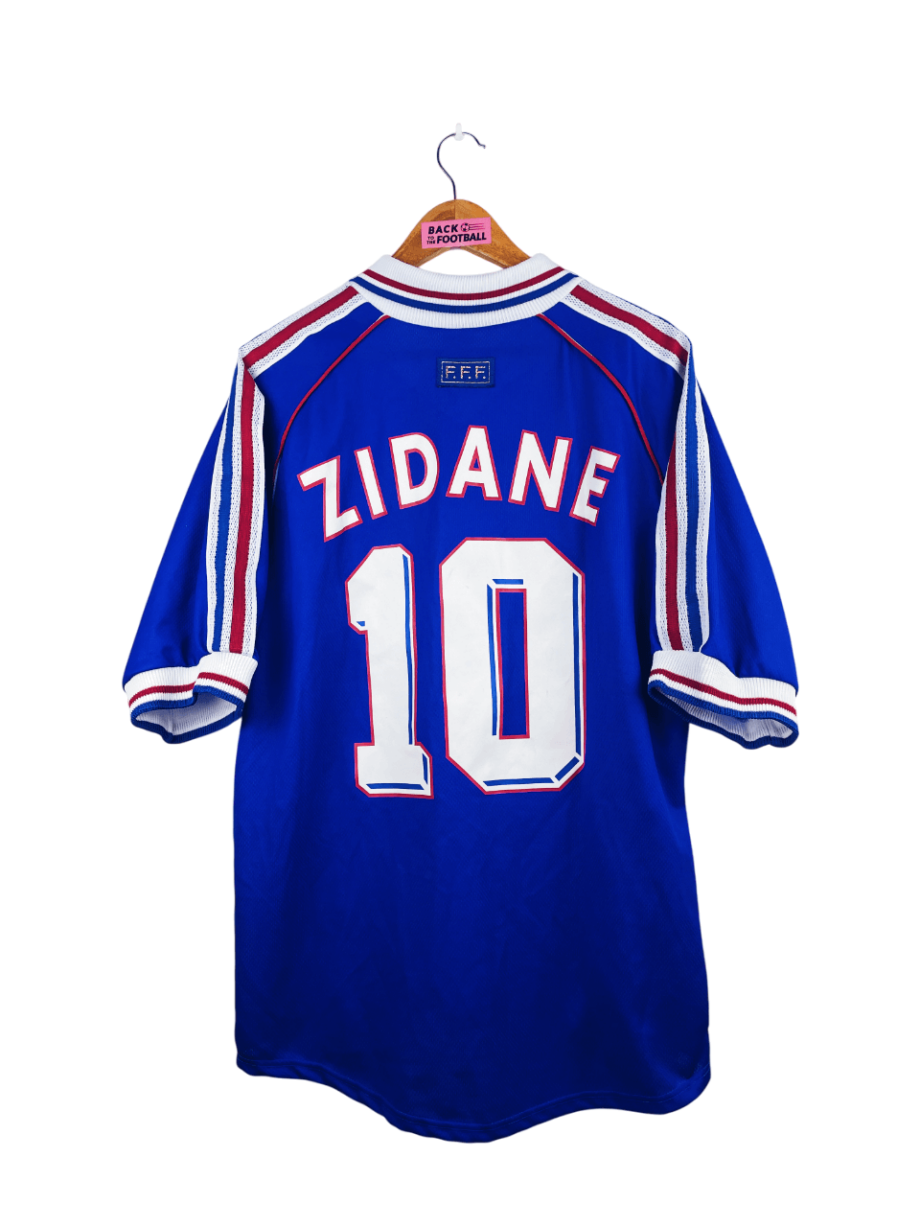 maillot vintage domicile équipe de France 1998 floqué Zidane #10