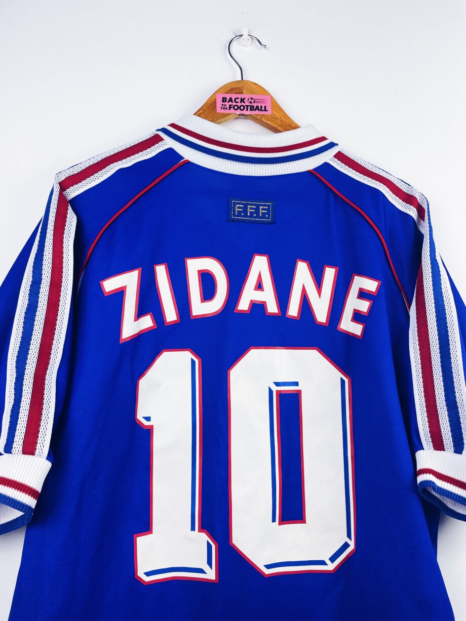 maillot vintage domicile équipe de France 1998 floqué Zidane #10