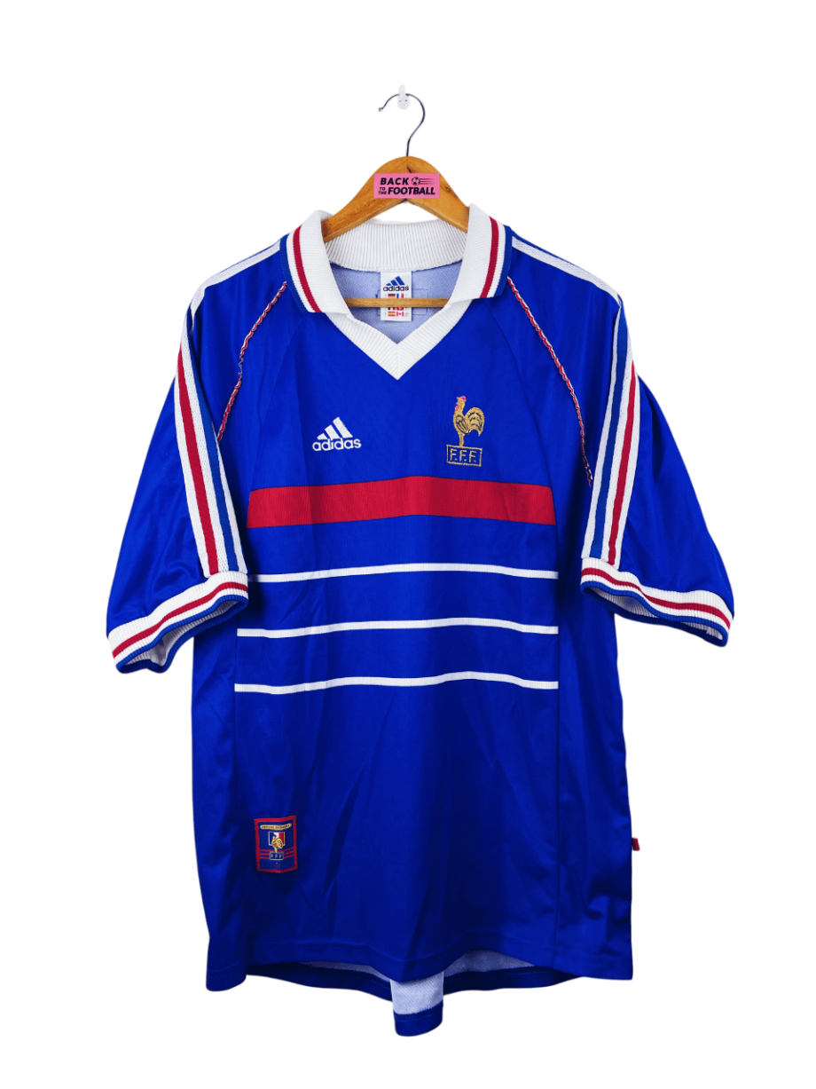 maillot vintage domicile équipe de France 1998