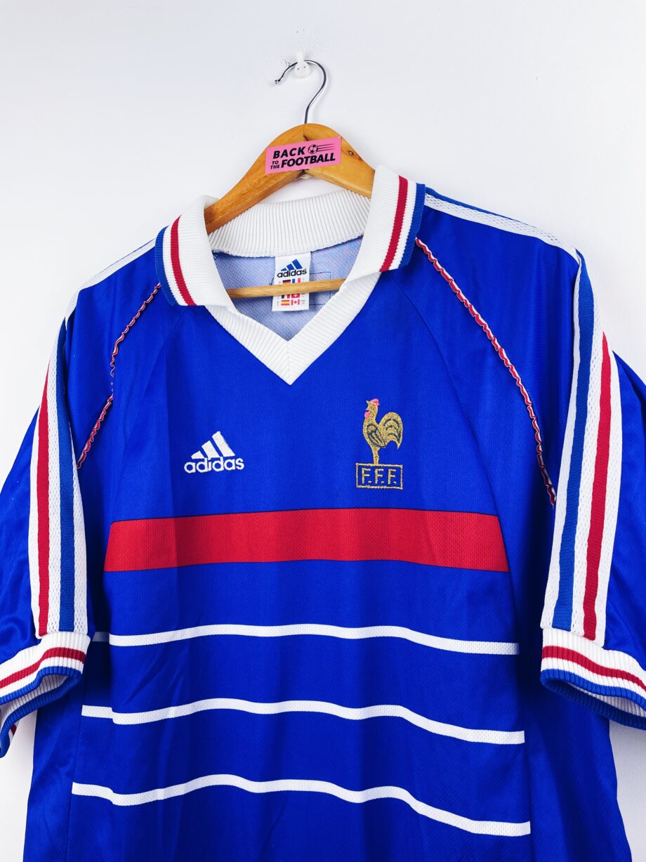 maillot vintage domicile équipe de France 1998