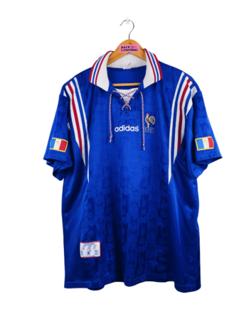 maillot vintage domicile équipe de France 1996