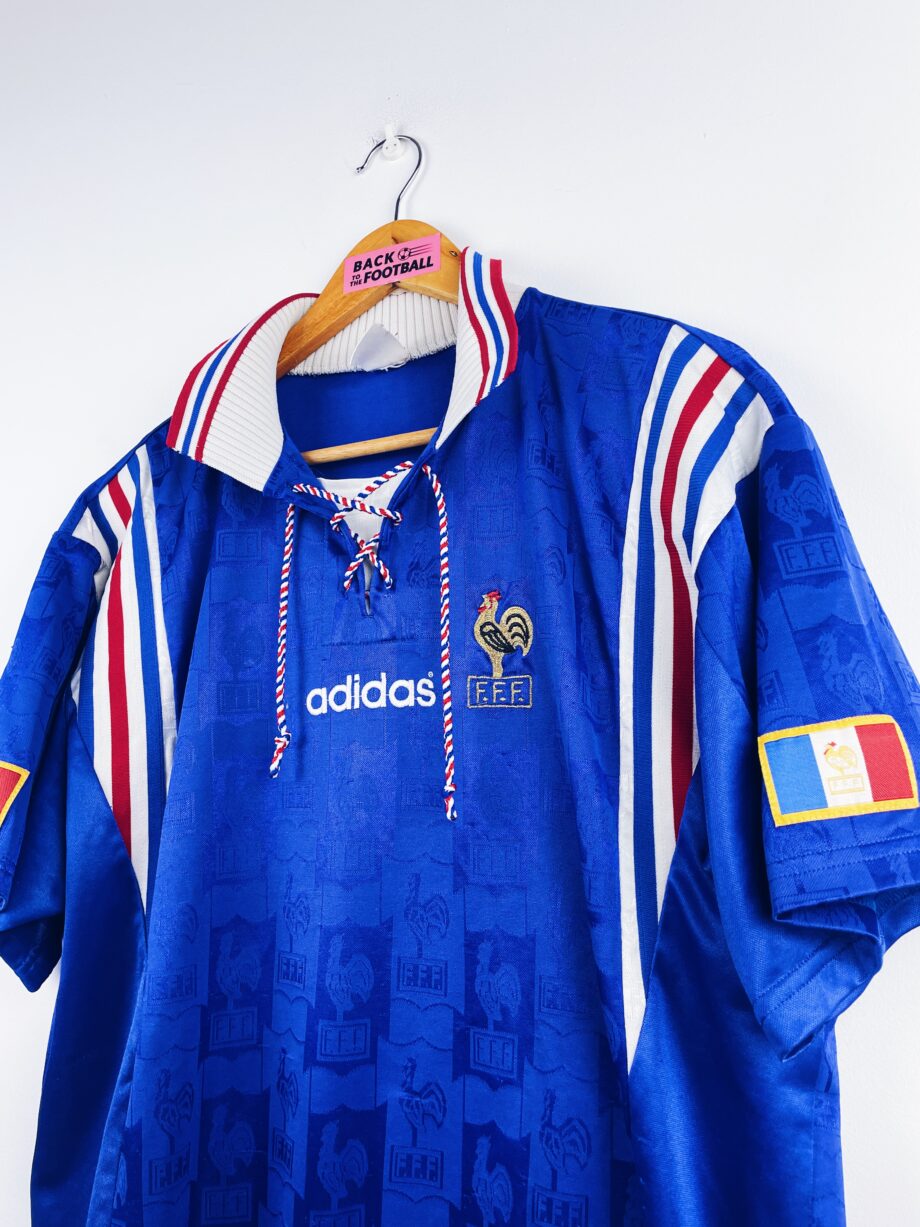 maillot vintage domicile équipe de France 1996