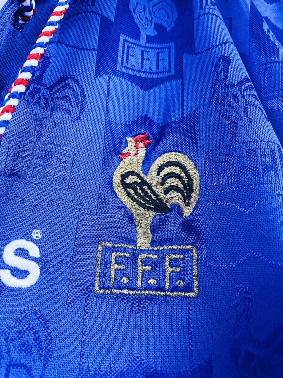 maillot vintage domicile équipe de France 1996