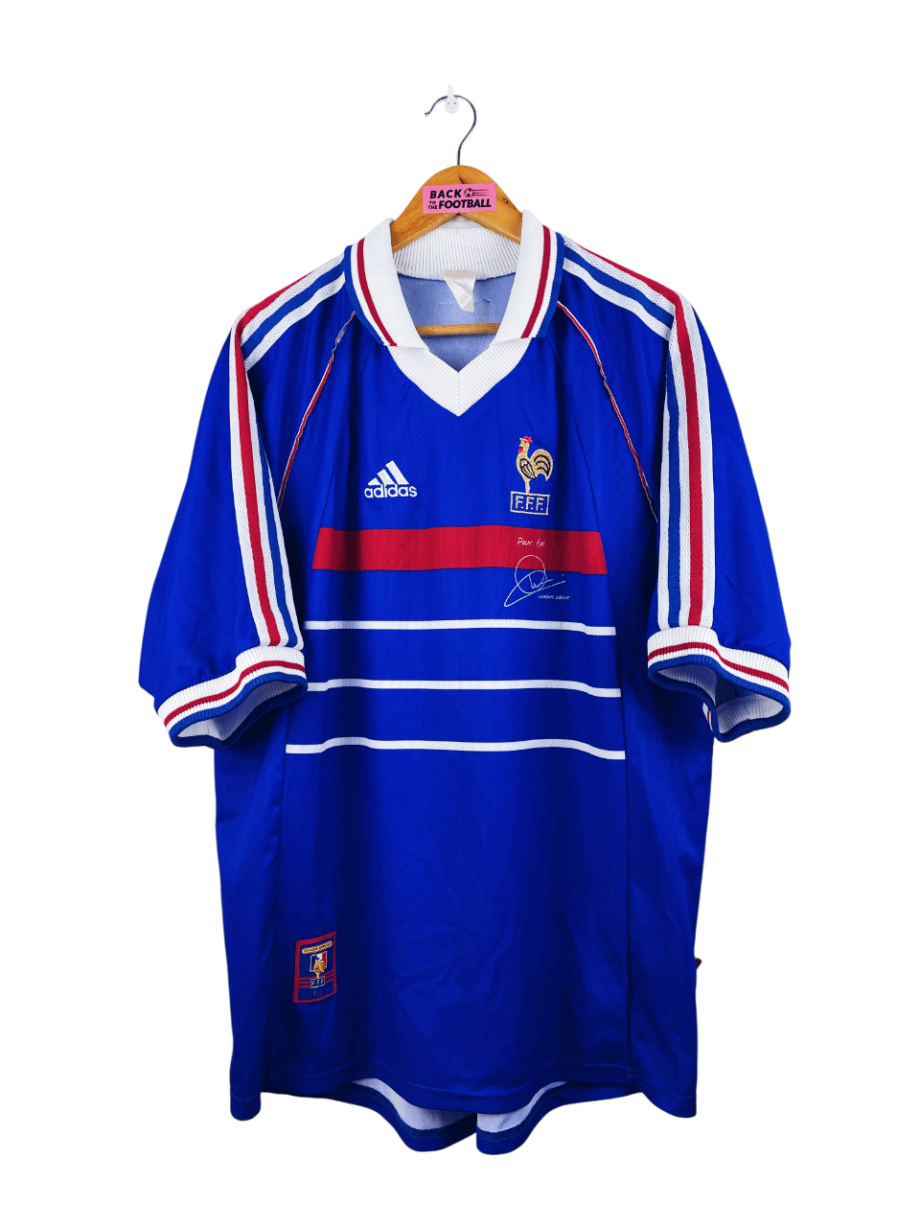 maillot vintage domicile équipe de France 1998