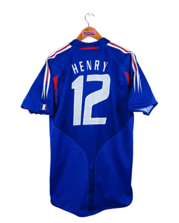 maillot vintage équipe de France 2004 floqué Henry #12