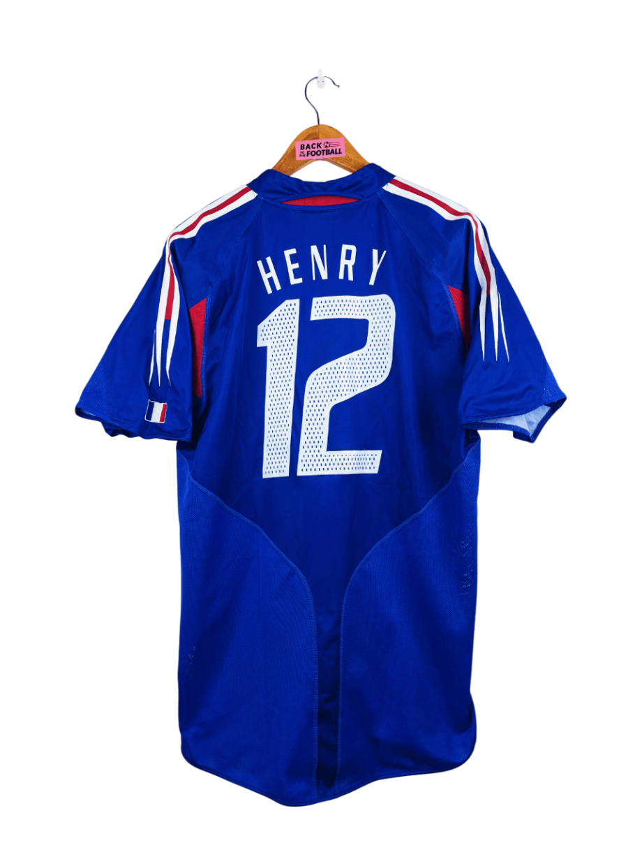 maillot vintage équipe de France 2004 floqué Henry #12