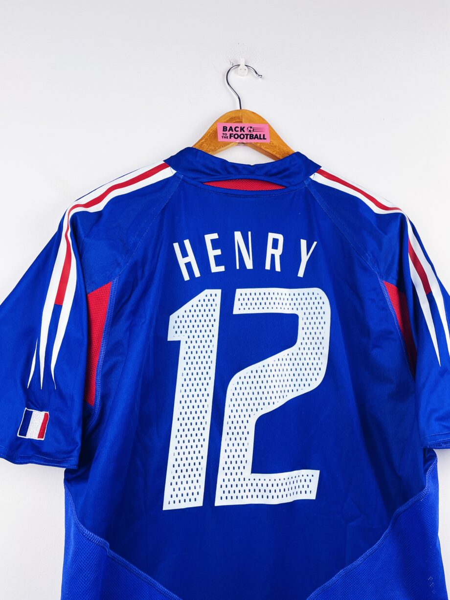 maillot vintage équipe de France 2004 floqué Henry #12