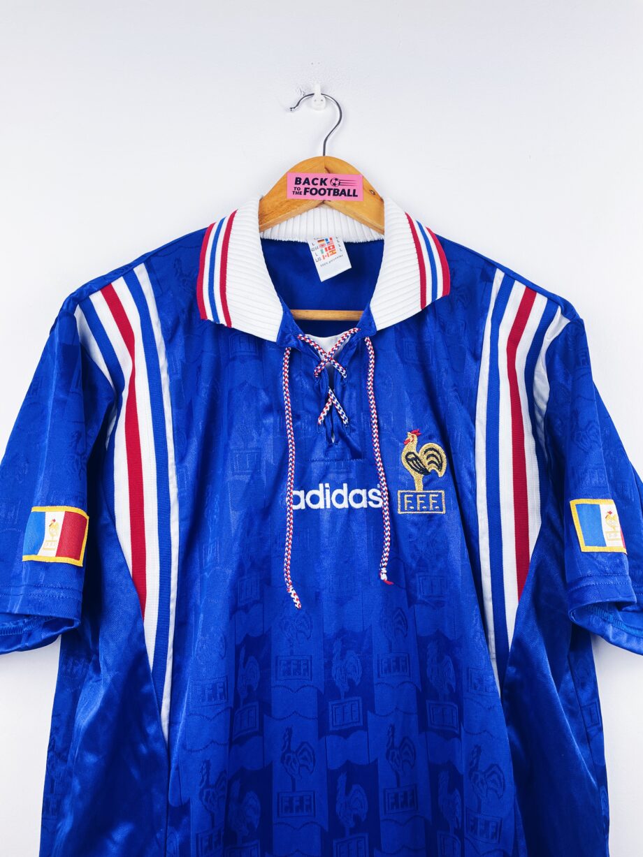 maillot vintage domicile équipe de France 1996